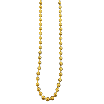 Golden Metal No. 10 Chain Continuous Loop (4.5mm Ball)